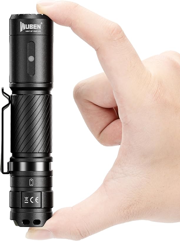 WUBEN Rechargeable Flashlights Water Resistant Pocket Sized